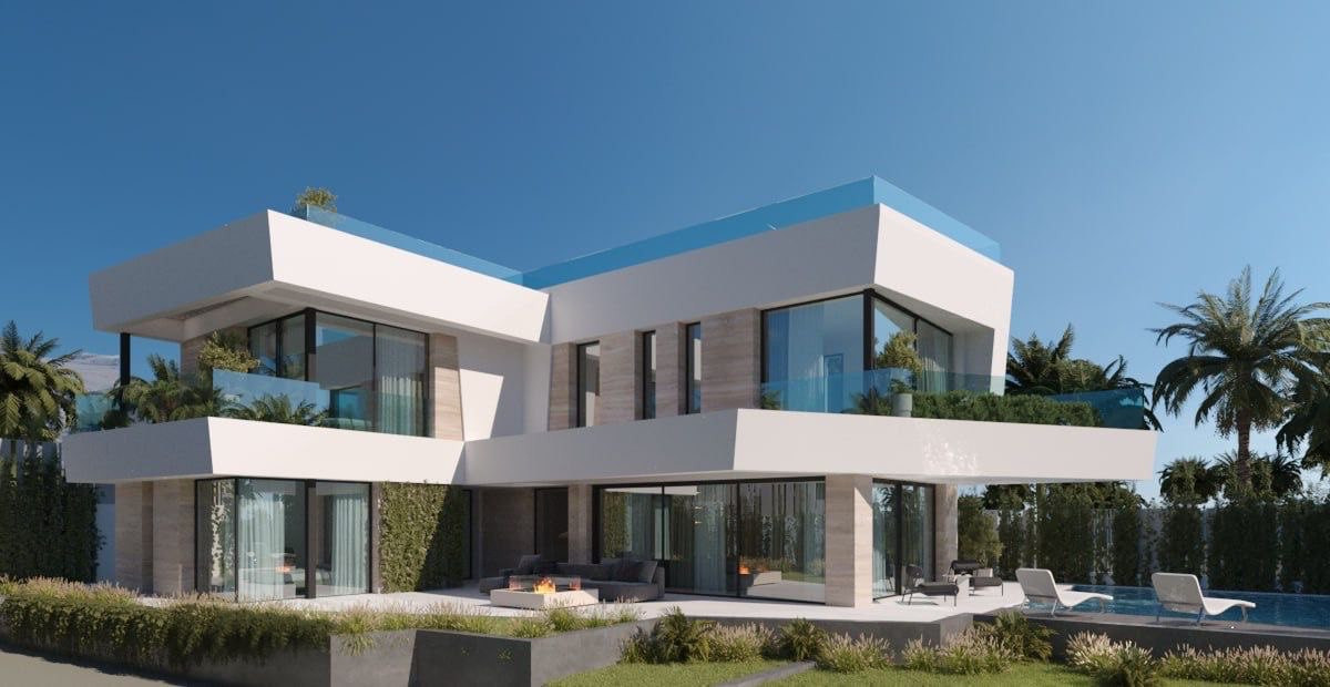 Luxe villas in Calahonda, Mijas Costa, 200 m van de zee 4
