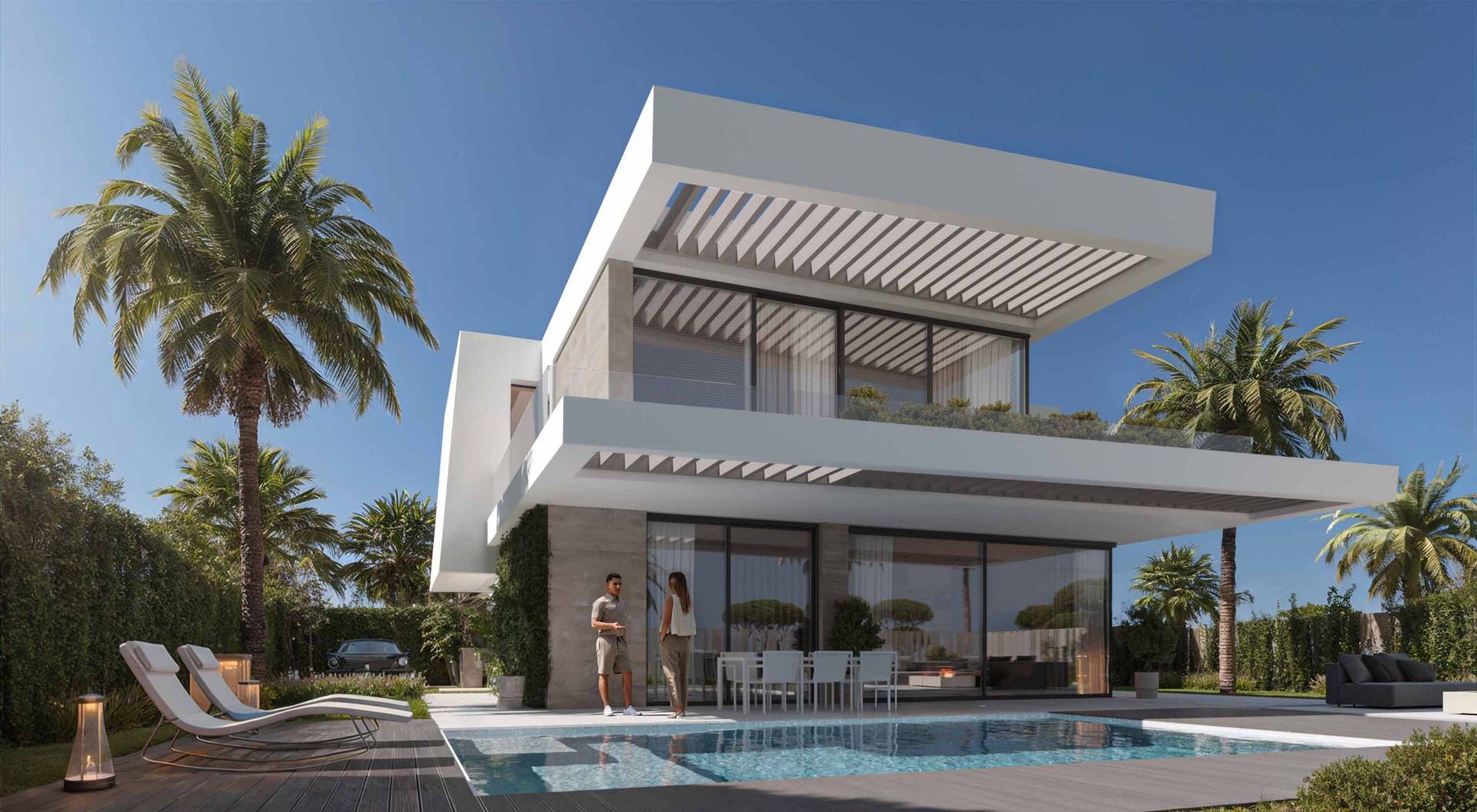 Luxe villas in Calahonda, Mijas Costa, 200 m van de zee 5