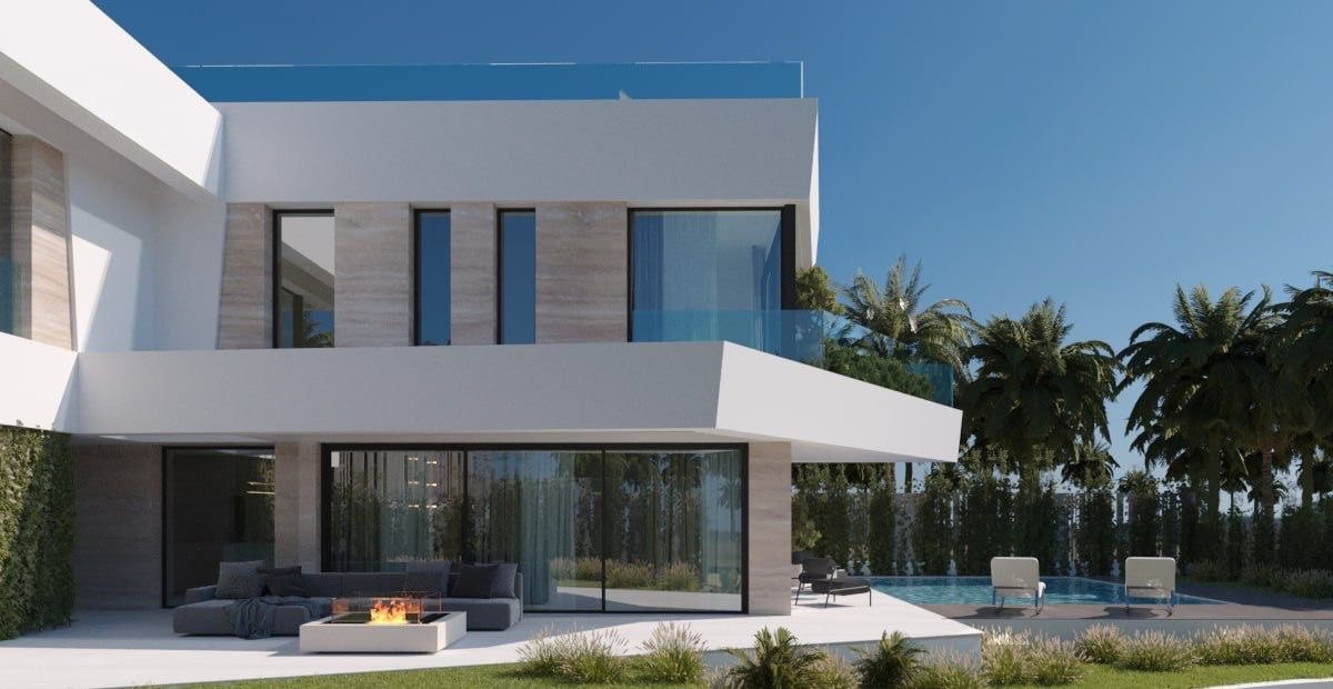 Luxe villas in Calahonda, Mijas Costa, 200 m van de zee 2